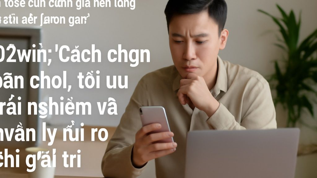 32win: Cách chọn sân chơi, tối ưu trải nghiệm và quản lý rủi ro khi giải trí