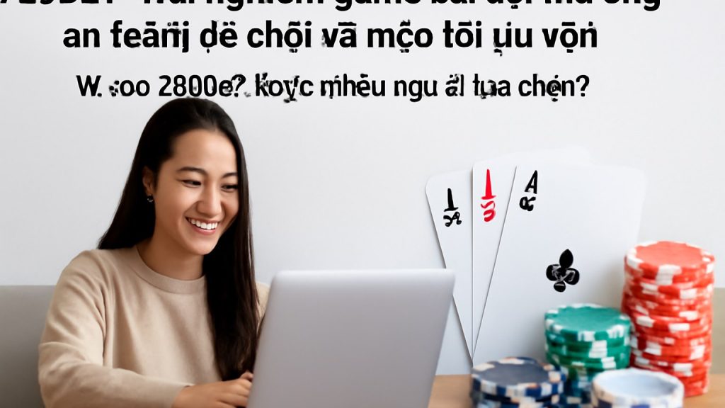 789bet: Trải nghiệm game bài đổi thưởng an toàn, dễ chơi và mẹo tối ưu vốn