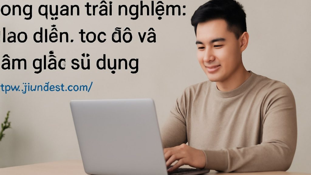 Minh họa: Tổng quan trải nghiệm: giao diện, tốc độ và cảm giác sử dụng